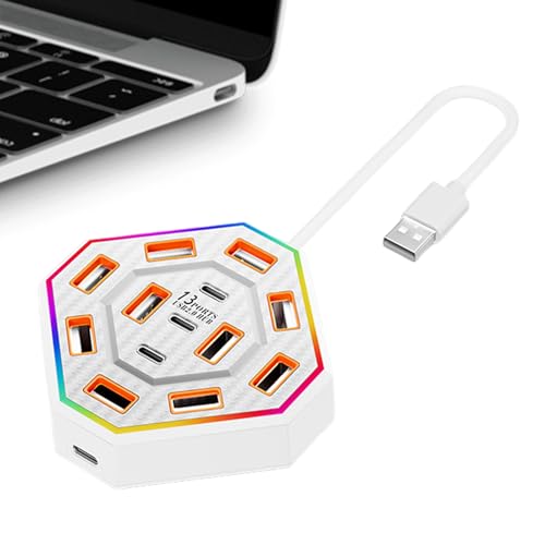 13 puertos USB para ordenadores portátiles y accesorios electrónicos en apartamentos actuales