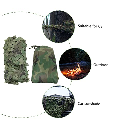 Toddmomy 1 Conjunto De Acessórios De Tiro Ao Ar Livre Rede De Malha Varanda Tons De Sol Camuflagem R