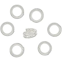 20PC Sterling Silver Split Jump Ring 4mm, 0.6mm Wire22ga
