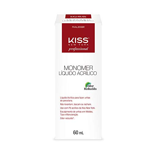 Kiss Ny Monomer (Liq Acrilico) 60 Ml, Kiss New York