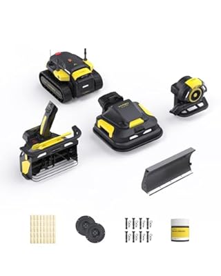 YARBO 4-in-1 Modular Robot, Snow Blower,Lawn Mower and Leaf Blower with Plow Blade, Cutting-Blades *2, Cutting Disc *2, Shear Pins & Cotter Pins (8 Sets), Track Grease