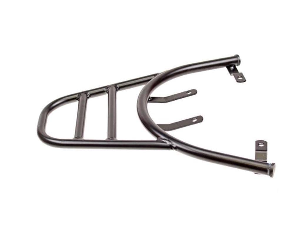 Gepäckträger Topcase-Halter Heckträger Schwarz passend für Piaggio Zip 2 50 100 4-Takt – Stabiler Kofferträger für Roller – max. 15 kg Traglast – Maße: 405 x 380 mm