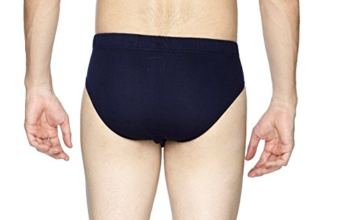 Image of Semantic Men's Solid Cotton Brief Underwear - Pack of 3