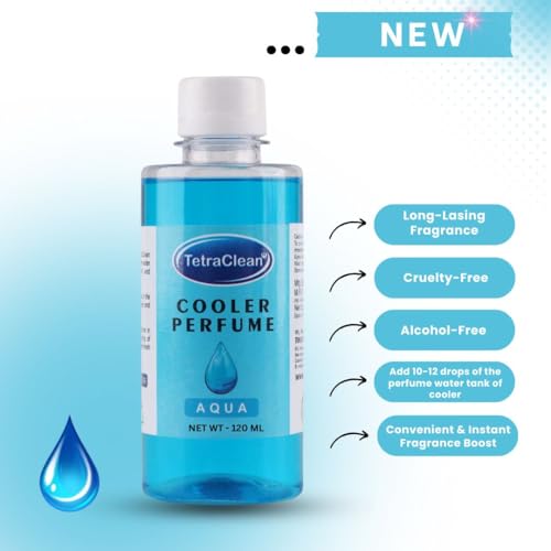 Image of Tetraclean Cooler Perfume | Cruelty Free I Long-Lasting Premium Fragrance I Natural Essential Oil-Based air freshner I Alcohol Free Water Cooler Perfumes I Aqua fragrance 120ml