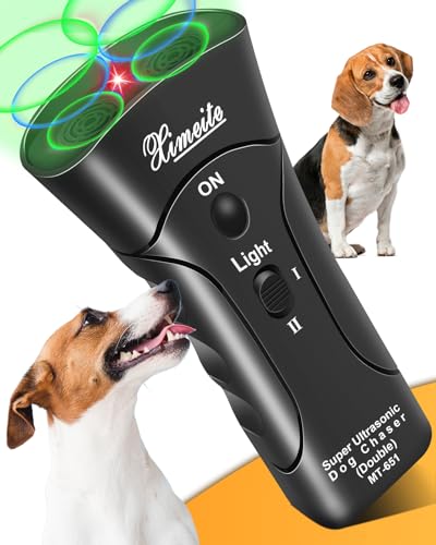 Anti Barking Device with 3-in-1 Bark Control Tool & Ultrasonic Design, Humane and Safe Handheld Anti Barking Device, Insect Repellent Indoor and Outdoor, Ultrasonic Bark Deterrent for Dogs and Cats
