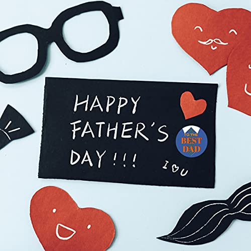 Happy Father's Day Stickers Envelope Seals Labels 210Pcs #TOP4