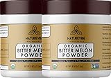 Naturevibe Botanicals Bitter Melon Powder (16oz) (2 Pack of 8oz Each) - Momordica Charantia | Herbal Supplement [Packaging May Vary]