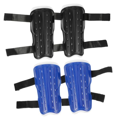 Yardwe Eva Shin Guards for Boys and Girls 2 Sets Youth Soccer Shin Pads 17.5cm x 7.5cm Comfortable Protection Gear for Boys Girls