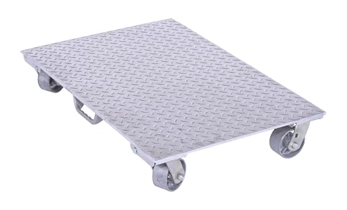 Dolly de placa de aluminio Vestil PDA-2436-C-S-H 36x24x6 pulg. 2800 lb capacidad miniatura 2