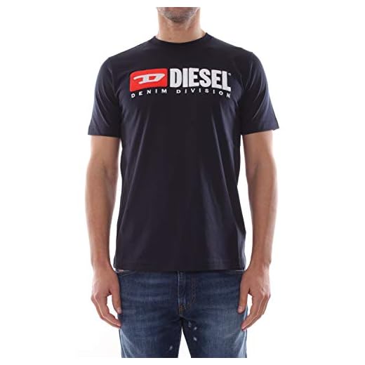 Diesel T-Just-Division T-SH Camiseta, Azul (Navy 81e), X-Small para Hombre