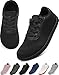 Produktbild VOLHAL Barfußschuhe Damen Herren, Minimalistische Barfuss Schuhe mit Breiter Zehenbox & Zero Drop, Leichtgewicht Atmungsaktive Sneaker für Fitness, Wandern, Joggen & Alltag(Schwarz, 39EU)