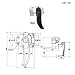 CQSLCPFY Stainless Steel Industrial Heavy Engineering High Low Convex Door S-Shaped Rotating Sealed Door Handle 1Pcs(Right)