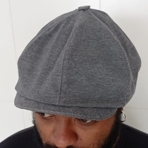 Boina Masculina Estilo Jornaleiro/Peaky Blinders (Cinza Escuro Mescla)