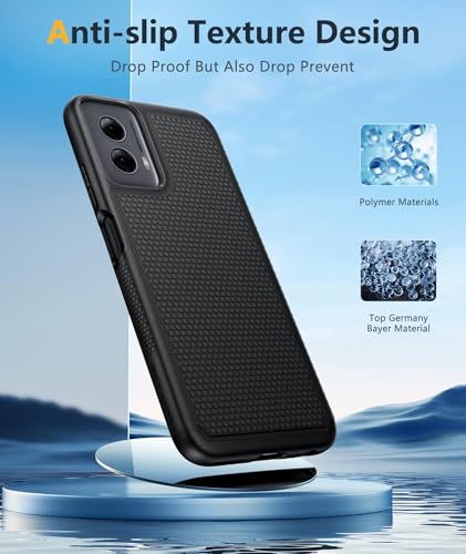 Image of FNTCASE for Motorola Moto G-Power-5G-2024 Case: Dual Layer Protective Heavy Duty Cell Phone Cover Shockproof Rugged with Non Slip Textured Back - Military Protection Bumper Tough - 2024, 6.7 inch