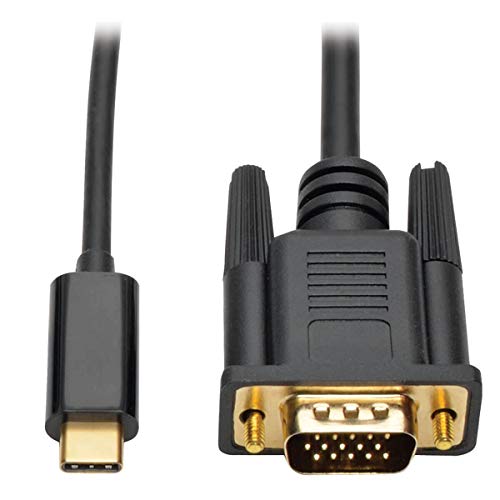 Tripp Lite USB C to VGA Adapter Cable Converter 1080p M/M