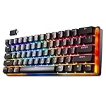 SteelSeries Apex Pro Mini Wireless HyperMagnetic Gaming Keyboard – Compact 60% Form Factor - Adjustable Actuation - RGB – PBT Keycaps- Bluetooth – 2.4GHz - USB-C