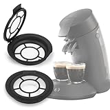 Ancable 2 cápsulas de café rellenables, filtro permanente para cafeteras Senseo, variedades de café seleccionables, para amantes del café, compatible con Philips Senseo HD7800-HD7892
