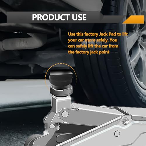 NOTISH Jack Pads Rubber Frame Rail Protector Compatible with BMW and Mini