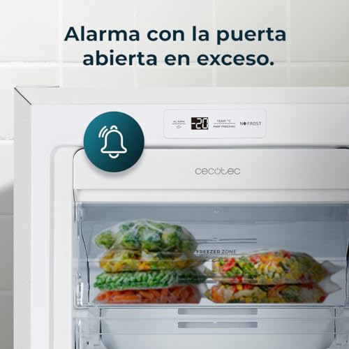 Miniatura 8 de Cecotec Congelador Vertical De 155 Litros Bolero Coolmarket Uf 155 White E. Bajo Consumo, Total No Frost, Puerta Reversible Y Alarma De Puerta Abierta