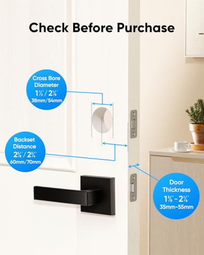 Image of eufy Security Smart Lock Front Door Lever Set, Fingerprint Keypad Door Lock with Handle, Built-in Wi-Fi, App Control, Keyless Entry Deadbolt, 8 Months Battery, IP53 Waterproof, BHMA Certified
