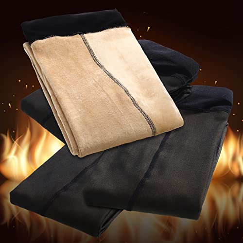 Bonuci Maternity Pantyhose Pregnancy Fleece Lined Tight Women Black Stretchy Opaque High Waist Legging (220G Winter) #TOP5