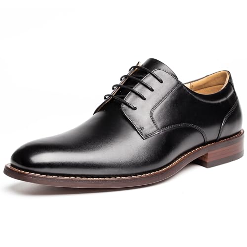 [フォクスセンス] 革靴 メンズ ビジネスシューズ 本革 ドレスシューズ 紳士靴 外羽根 ストレートチップ 軽量 防水 高級レザー フォーマル ブラック 27.5cm CT951-01