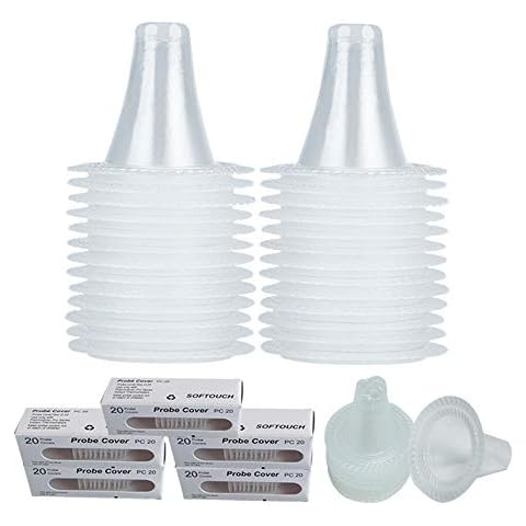 100Pcs Ear Thermometer Probe Covers, Refill Caps Thermometer Covers for Various Types of Digital Thermometers, Pack of 100 Pieces (Pack of 100 PCS) Cover