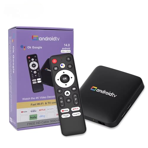 Image of Android TV Box with Voice Remote | OTT Apps Support (8GB+128GB) | 4K Ultra HD | Black