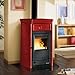 Produktbild La Nordica 7117161 Termonicoletta EVO DSA 4.0 Wasserführender Kaminofen Bordeaux/A+