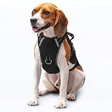 Puwihoe No Pull Dog Harness, Reflective Walking Dog Harness with Easy Control Handle and Front & Bac