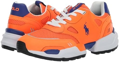 polo。Rgシャンプー×3 POLO RALPH LAUREN Tênis feminino de camurça e malha, Blaze Racing