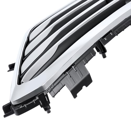 ALMULOO Front Upper Grill Compatible with 2015-2017 Hyundai Sonata Plastic(ABS) Chrome Grille Replacement for 86350-C2000 HY1200174 by ALMULOO - Image 4