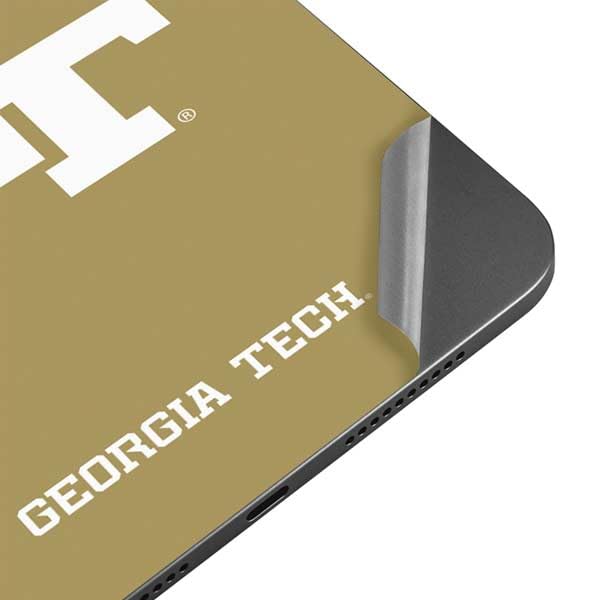 Skinit Decal Tablet Skin Compatible with iPad Mini 7 (2025) - Officially Licensed Georgia Institute of Technology Gold GT Design