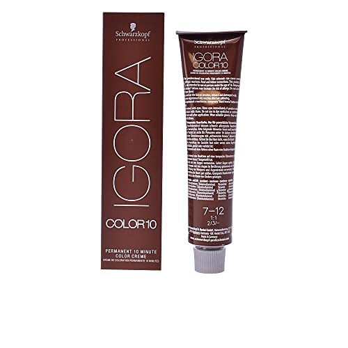 Schwarzkopf Professional Igora Color 10 Color Creme 7-12 Tinte - 60 ml