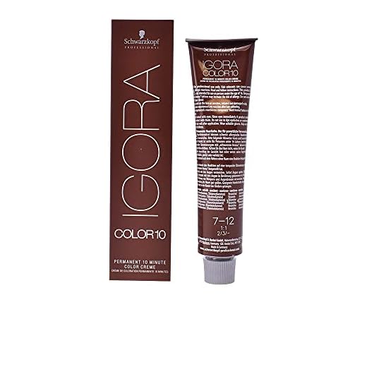 Schwarzkopf Professional Igora Color 10 Color Creme 7-12 Tinte - 60 ml