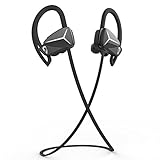 DOSS BE1 Bluetooth 4.1 Sport Earbuds Sweat-Proof Wireless Earphone with Exchangeable Ear Plugs,...