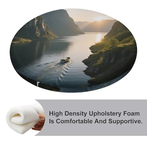 Cojín de asiento viscoelástico Fjord con funda lavable de cremallera 5