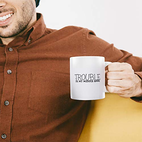 Taza de cerámica para café 11 onzas diseño divertido miniatura 4
