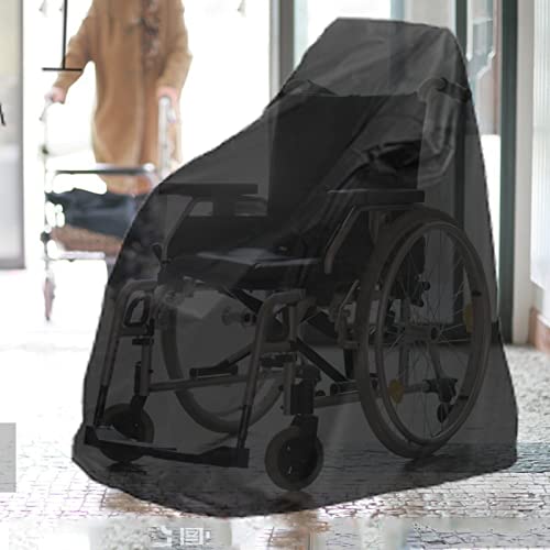 Aidetech Wheelchair Cover, Waterproof Mobility Scooter Cover,Electric Wheel Chair Cover Indoor Outdoor Dust Protective Cover From Dust Dirt Snow Rain-45X30X51 Inch #TOP5