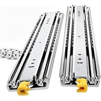 25373　値下げOK　超重量用スライドレール　幅76mm, 1500mm Amazon.co.jp: 超重量用引き出しスライドレール ロック付 1000 1100