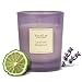 Produktbild Jean & Len Duftkerze Lavender & Bergamot, für gemütliche Abende Zuhause, Handgemachte Duftkerze mit beruhigendem Lavender & Bergamot Duft, Kerze im stylischen Glas, vegan, 120 g
