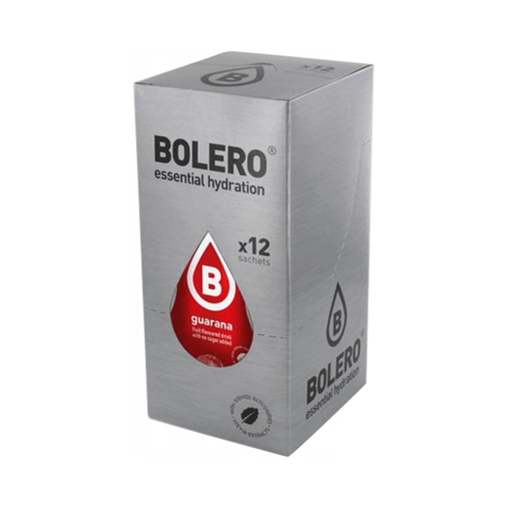 Bolero Essential Hydration Sugar Free Fruit Drink Guarana 12 Sachets