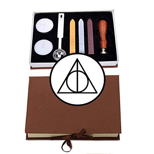 VSECUON Wax Seal Stamp Kit for Deathly Hallows Fans (Deathly Hallows KIT)