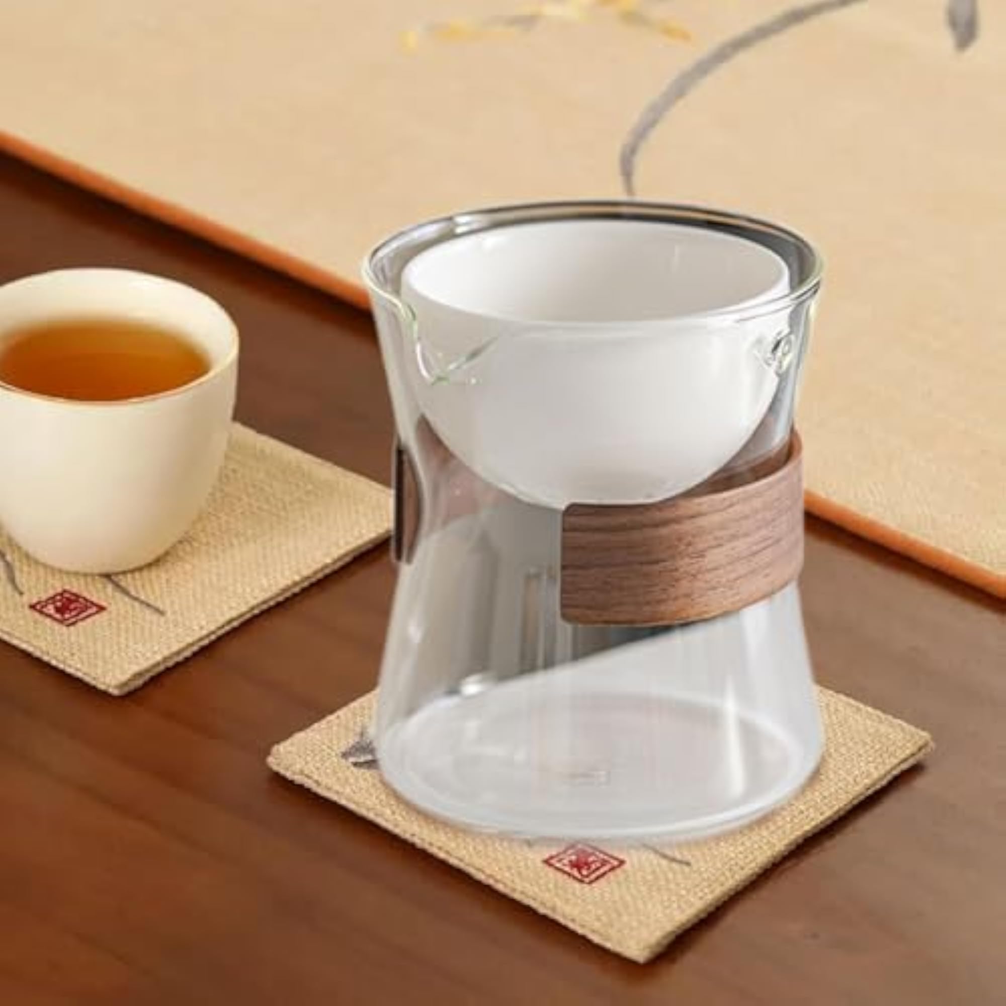 Glass Teapot 210ml for Blooming Loose Tea