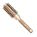[Upgraded] SUPRENT Nano Thermal Ceramic & Ionic Round Barrel Hair Brush with Boar Bristle, Blowout Brush for Blow Drying, Curling &Straightening, Perfect Volume & Shine (1.3 Inch)
