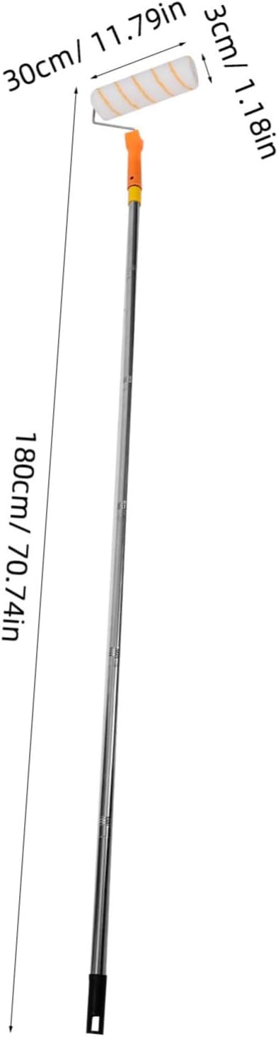 Angoily Telescopic Rod Roller Brush Multifunctional Roller Brush for Paint Wall Painting House Painting Replacement Frame