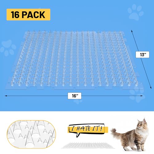 OCEANPAX Tapete Anti-Ácaros Para Gatos 40 X 33 Cm, Pacote Com Repelente Gatos, Áreas Externas E Inte