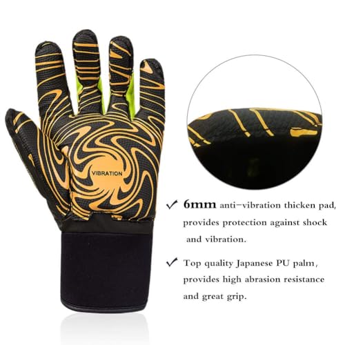 Intra-FIT Professional Anti Vibration Glove, EN ISO 10819:2013/ A1: 2019 & EN388 Certified, Heavy Duty Jack Hammer Gloves