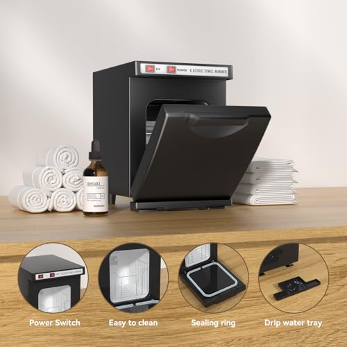 HYTOBP Hot Towel Warmer for Spa, Thermostatic Towel Heater, 2-in-1 Professional Mini Towel Warmer, Beauty Salon and Spa Towel Warmers for Facial.(5L-Black) by HYTOBP - Image 5