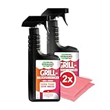 Germanio® Grill- & Backofenreiniger – Extra starke Formel in 2 x 500 ml Sprühflaschen...